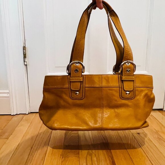 Gorgeous Y2K 2000 Hobo Leather Vintage Coach Shoulder Bag - Picture 15 of 16